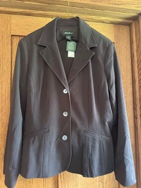 Eddie Bauer Women's Brown Blazer Jacket